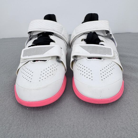 Reebok Legacy Lifter Shoes Womens Size 5 White Pink Weightlifting Power Gym - Picture 3 of 13